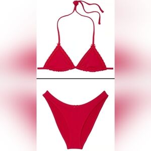 LDD/XL LDD/XXL PINK Frankies Bikinis Cape May Golden Hour Bikini Set Red